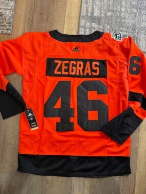 NEW NHL Philly "Zegras" Men Jersey Size 52